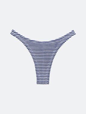 ELYSIIAN Balboa Bikini Bottom Blue Striped One Size